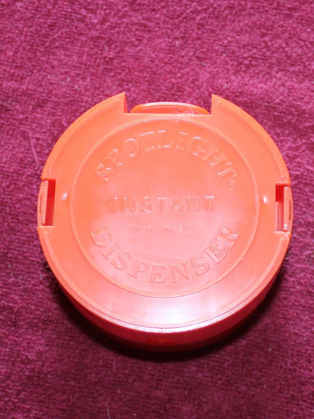 Vintage Spotlight Instant Dispenser lid